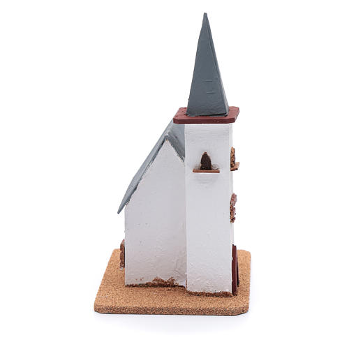 Kirche für Krippe 25x20x15cm 4