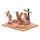 Pilger mit Kamel und Szene 10x20x15cm s2