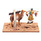 Pilger mit Kamel und Szene 10x20x15cm s4