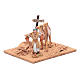 Pèlerin avec chameau 10x19x15,5 cm s3