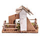 Little house with fence for nativity scene 10x15x10 cm s4