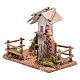 Casetta con recinto per presepe 10x15x10 cm s2