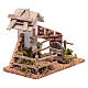 Little house with fence for nativity scene 10x15x10 cm s3