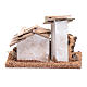 Little wooden and plaster house 10x15x10 cm s4