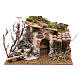 Farmhouse in gypsum with olive grove for nativity scene  20x30x25 cm s1