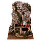 Fountain with innkeeper for nativity scene 20x25x15 cm s1