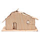 Hütte aus massivem Holz und Kork 25x45x20 cm s4