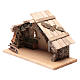Empty hut in solid wood and cork 25x45x20 cm s2
