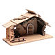 Empty hut in solid wood and cork 25x45x20 cm s3