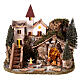 Nordic nativity scene village  20x25x20 cm s1