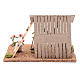 Hut with vegetable garden for nativity scene 20x25x20 cm s4