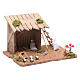Hut with vegetable garden for nativity scene 20x25x20 cm s3