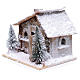 Father Christmas house 20x20x20 cm with movement s3