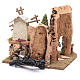 Nativity scene windmill with cart 20x25x20 cm s4