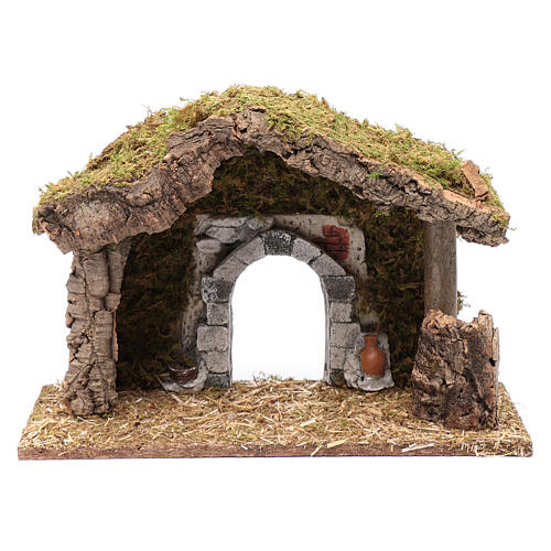 Hut with gypsum arch 25x35x15 cm 1