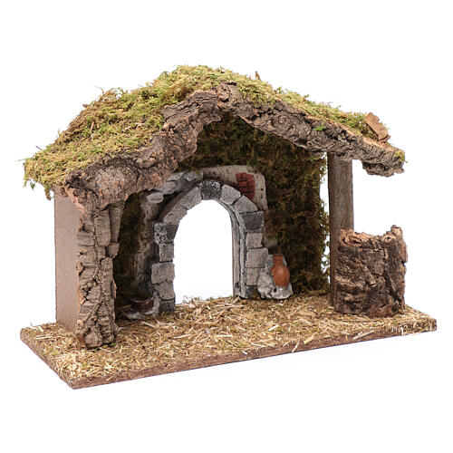 Hut with gypsum arch 25x35x15 cm 3