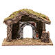 Hut with gypsum arch 25x35x15 cm s1