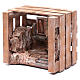 Hut in wooden box 15x20x15 cm s2