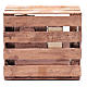 Hut in wooden box 15x20x15 cm s4