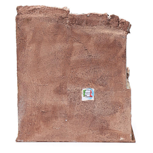 Casetta con scale per presepe 10 cm 35x30x20 4