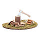 Oval grass field accessory with axe and wood s2