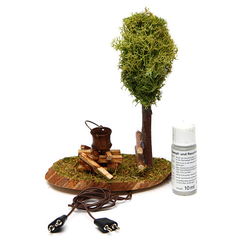 Bivouac and lichen tree scene 3