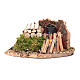 Pot on fire with logs and cork wall 5x15x5 cm s1