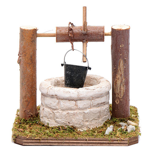 Studnia z ruchomym wiadrem, 5x10x10 cm 1