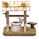 Well under canopy with movable bucket - nativity scene accessory s4