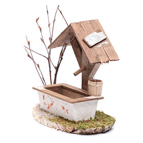 Well with little bucket 15x15x10 cm - nativity scene accessory