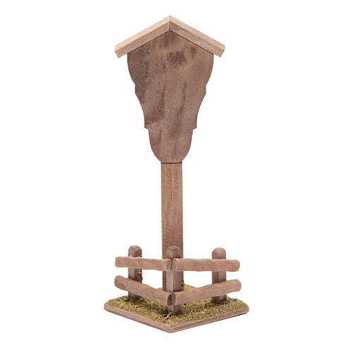Nicchia per presepe con Madonna 15x5x10 cm 4