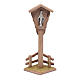 Nicchia per presepe con Madonna 15x5x10 cm s1