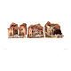 Casas em miniatura coloridas - conjunto 6 unidades 15x10x10 cm s3