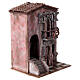 Little nativity scene house with staircase  35x30x20 cm s4