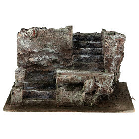 Otoczenie, sklepy, domy, studnie: Schody do szopki 10x20x15 cm Otoczenie, sklepy, domy, studnie: Schody do szopki 10x20x15 cm