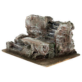 Otoczenie, sklepy, domy, studnie: Schody do szopki 10x20x15 cm Otoczenie, sklepy, domy, studnie: Schody do szopki 10x20x15 cm