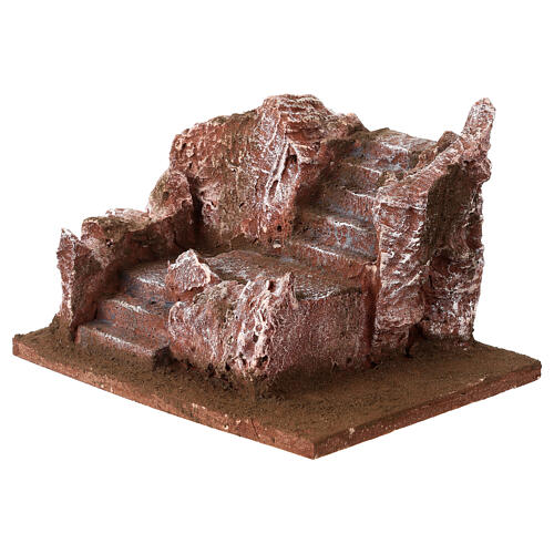 Stone stairway for Nativity Scene 10x20x15 cm 3