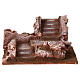 Scalinata tipo roccia presepe 12 cm 10x25x15 s1