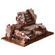 Scalinata tipo roccia presepe 12 cm 10x25x15 s2