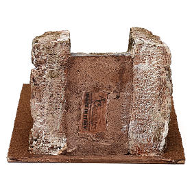 Casas, ambientaciones y tiendas: Escalera del belén antigua 10x15x25 cm