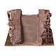 Scaletta del presepe antica 10x15x25 per statue di 12 cm s4