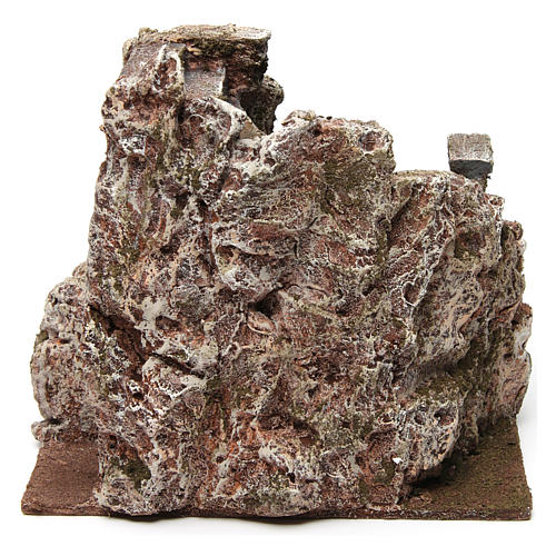 Scalinata presepe tipo roccia 15x15x25 presepe 12 cm 4
