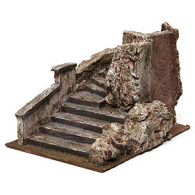 Nativity scene stone stairway 15x15x25 cm