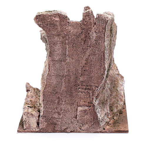 Scalinata antica tipo roccia presepe 12 cm 20x20x25 cm 4