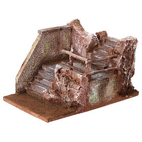 Treppe für Krippe auf Stein 15x20x25cm