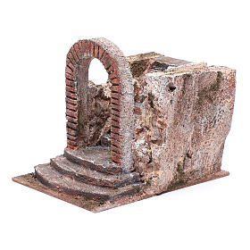 Scalinata presepe con arco 15x15x20 per statue 10 cm