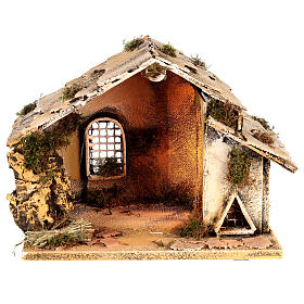 Hut for nativity scene 20x30x20 cm for Neapolitan nativity scene