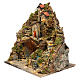 Village with hut, lights and a water pump 35x30x25 cm for Neapolitan nativity scene s2