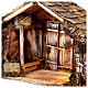 Hut with trough and light 45x60x50 cm for Neapolitan nativity scene s2