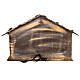 Hut with trough and light 45x60x50 cm for Neapolitan nativity scene s5